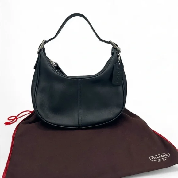 Vintage Coach Legacy Leather “Zoe” Slim Handbag / Purse Circa 1990s - Picture 2 of 8